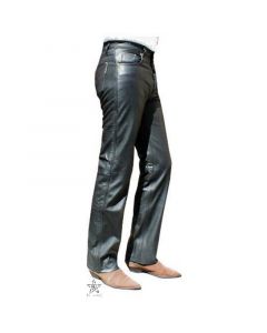 Lederhose nappa Jeansschnitt Lederjeans